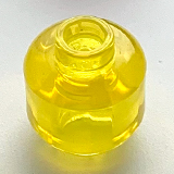 LEGO 3626 Minifigure, Head (Plain) in Trans-Yellow - Authentic LEGO Part