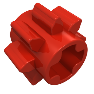 LEGO 3647 Technic, Gear 8 Tooth in Red - Authentic LEGO Part