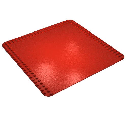 LEGO 367 Baseplate 24 x 24 with Studs on Edges - Main Product Image