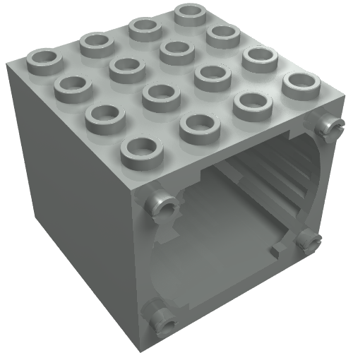 LEGO 3691 Electric, Motor 4.5V Housing 4 x 4 x 3 - Main Product Image