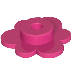 LEGO 3742 Plant Flower Small in Dark Pink - Authentic LEGO Part