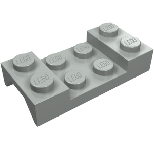 LEGO 3788 Vehicle, Mudguard 2 x 4 with Arch Studded in Light Gray - Authentic LEGO Part