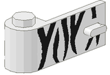LEGO 3822pb005 Door 1 x 3 x 1 Left with Safari Pattern - Main Product Image