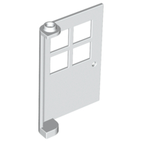 LEGO 3861 Door 1 x 4 x 5 with 4 Panes in White - Authentic LEGO Part