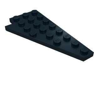 LEGO 3934 Wedge, Plate 8 x 4 Wing Right in Black - Authentic LEGO Part