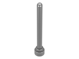 LEGO 3957 Antenna 4H - Round Top in Chrome Silver - Authentic LEGO Part