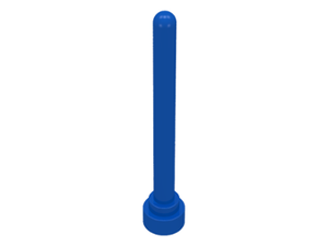 LEGO 3957 Antenna 4H - Round Top in Blue - Authentic LEGO Part