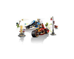 LEGO NINJAGO 70667 - Kai's Blade Cycle & Zane's Snowmobile - Authentic LEGO Set Image 4