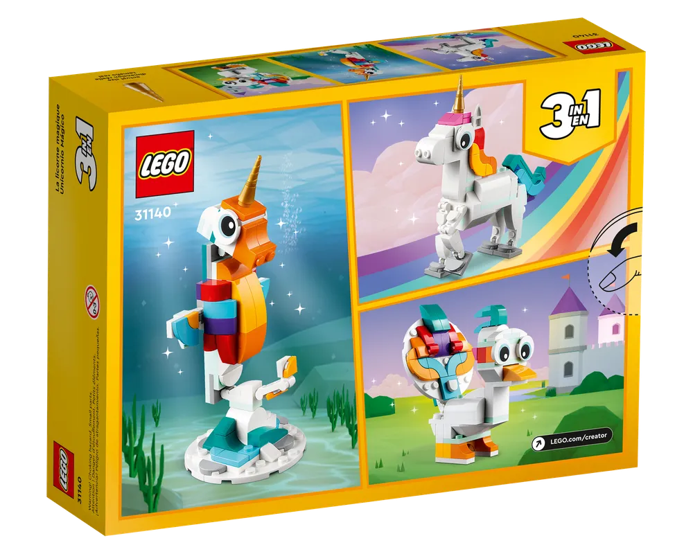 LEGO Creator 31140 - Magical Unicorn - Authentic LEGO Set Image 8