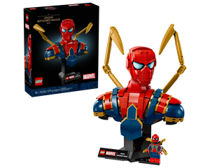 LEGO Super Heroes 76326 - Iron Spider-Man Bust - Authentic LEGO Set Main Image