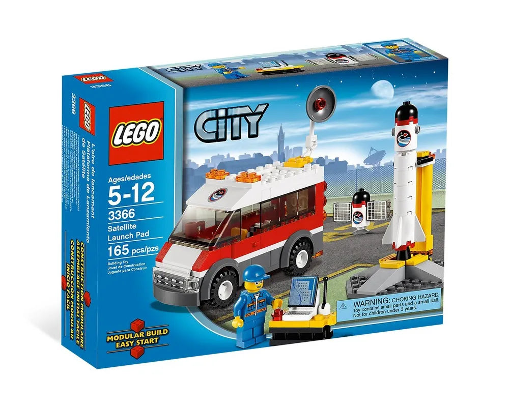 LEGO City 3366 - Satellite Launch Pad - Authentic LEGO Set Main Image