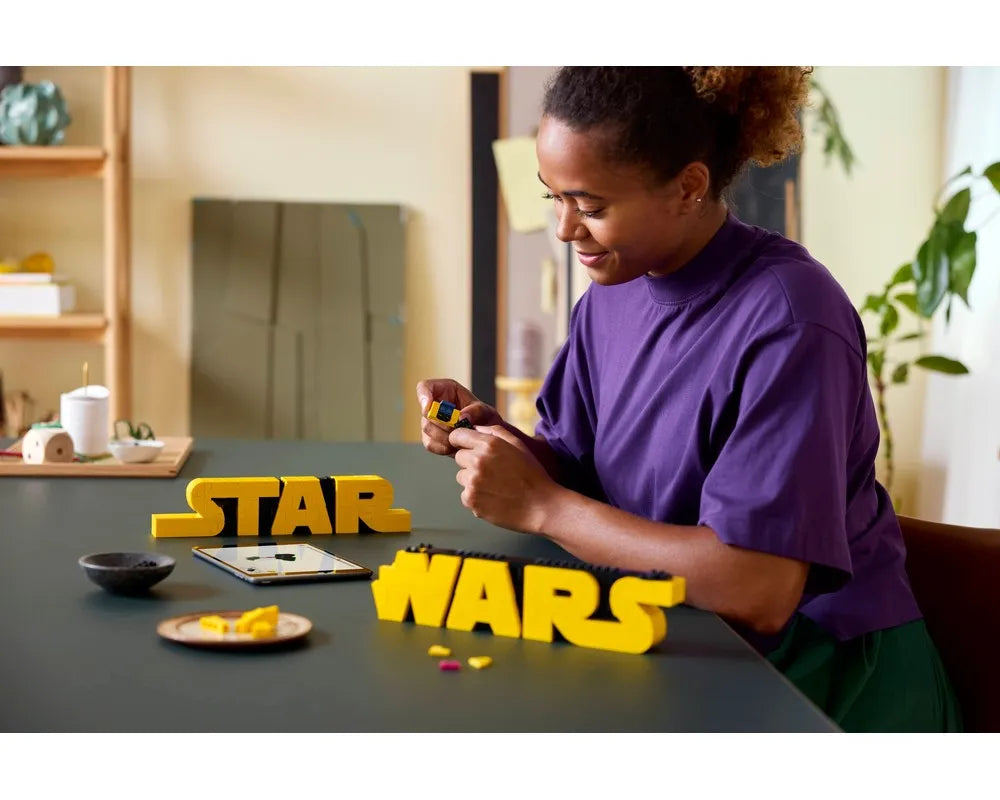 LEGO Star Wars 75407 - Brick-Built Star Wars Logo - Authentic LEGO Set Image 9