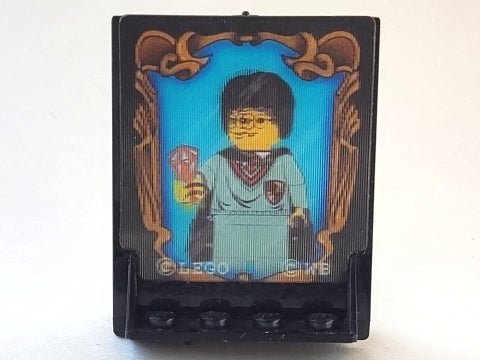 LEGO 40249px1 Door 2 x 5 x 5 Swivel, Bracket Base with HP Sorcerer's Stone Reflection Pattern (Sticker) - Set 4702 - Main Product Image