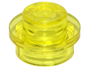 LEGO 4073 Plate Round 1 x 1 with Solid Stud in Trans-Yellow - Authentic LEGO Part