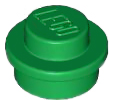 LEGO 4073 Plate Round 1 x 1 with Solid Stud in Green - Authentic LEGO Part