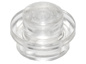 LEGO 4073 Plate Round 1 x 1 with Solid Stud in Trans-Clear - Authentic LEGO Part