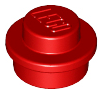 LEGO 4073 Plate Round 1 x 1 with Solid Stud in Red - Authentic LEGO Part