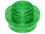 LEGO 4073 Plate Round 1 x 1 with Solid Stud in Trans-Green - Authentic LEGO Part
