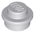 LEGO 4073 Plate Round 1 x 1 with Solid Stud in Light Bluish Gray - Authentic LEGO Part
