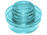 LEGO 4073 Plate Round 1 x 1 with Solid Stud in Trans-Light Blue - Authentic LEGO Part