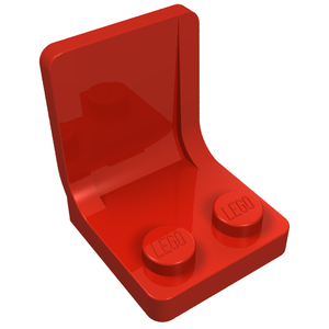 LEGO 4079 Minifigure, Utensil Seat / Chair 2 x 2 in Red - Authentic LEGO Part