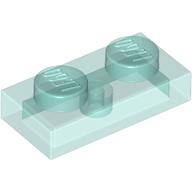 LEGO 3023 Plate 1 x 2 in Trans-Light Blue - Authentic LEGO Part