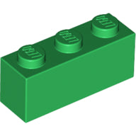 LEGO 3622 Brick 1 x 3 in Green - Authentic LEGO Part