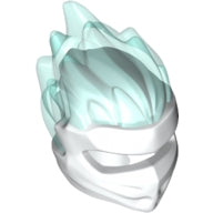 LEGO 41163pb02 Minifigure, Headgear Ninjago Wrap Type 5 with Molded Trans-Light Blue Flames Pattern - Main Product Image