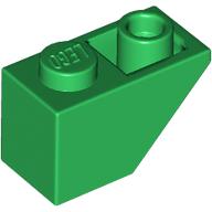LEGO 3665 Slope, Inverted 45 2 x 1 in Green - Authentic LEGO Part