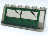 LEGO 4176pb21 Windscreen 2 x 6 x 2 with Split Windshield Pattern (Sticker) - Set 7625 - Main Product Image