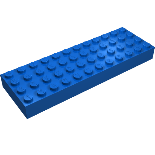 LEGO 4202 Brick 4 x 12 in Blue - Authentic LEGO Part