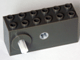 LEGO 42073c02 Windup Motor 2 x 6 x 2 1/3 with Raised Shaft Base - Long Axle (Sports) - Main Product Image