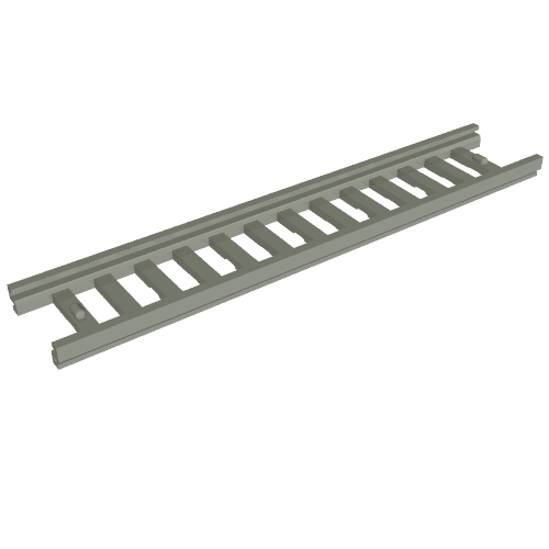 LEGO 4207 Ladder 14 x 2 1/2 with 13 Rungs in Light Gray - Authentic LEGO Part