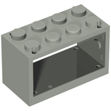LEGO 4209 String Reel 2 x 4 x 2 Holder in Light Gray - Authentic LEGO Part