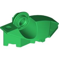 LEGO 47430 Large Figure Foot with Rotation Joint Ball Half Vertical in Green - Authentic LEGO Part