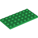LEGO 3035 Plate 4 x 8 in Green - Authentic LEGO Part