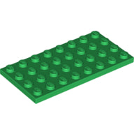 LEGO 3035 Plate 4 x 8 in Green - Authentic LEGO Part