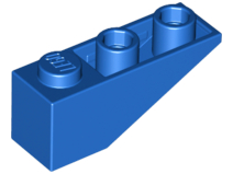 LEGO 4287 Slope, Inverted 33 3 x 1 in Blue - Authentic LEGO Part
