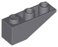 LEGO 4287 Slope, Inverted 33 3 x 1 in Dark Bluish Gray - Authentic LEGO Part