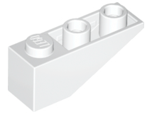 LEGO 4287 Slope, Inverted 33 3 x 1 in White - Authentic LEGO Part