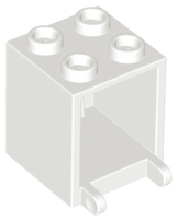 LEGO 4345 Container, Box 2 x 2 x 2 in White - Authentic LEGO Part