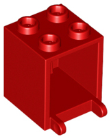 LEGO 4345 Container, Box 2 x 2 x 2 in Red - Authentic LEGO Part