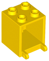 LEGO 4345 Container, Box 2 x 2 x 2 in Yellow - Authentic LEGO Part