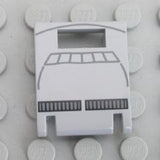 LEGO 4346pb07 Container, Box 2 x 2 x 2 Door with Slot with Black Sith Infiltrator Pattern - Main Product Image