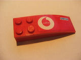 LEGO 44126pb015L Slope, Curved 6 x 2 with Vodafone and Fiat Logo Pattern Left (Sticker) - Set 8362 - Main Product Image