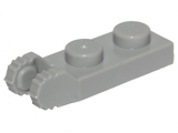 LEGO 44302 Hinge Plate 1 x 2 Locking with 2 Fingers on End in Light Bluish Gray - Authentic LEGO Part