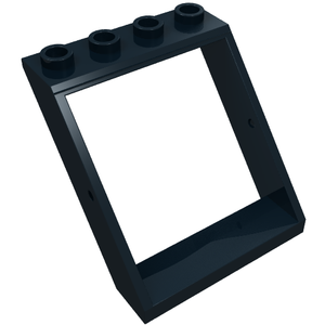 LEGO 4447 Window 4 x 4 x 3 Roof in Black - Authentic LEGO Part