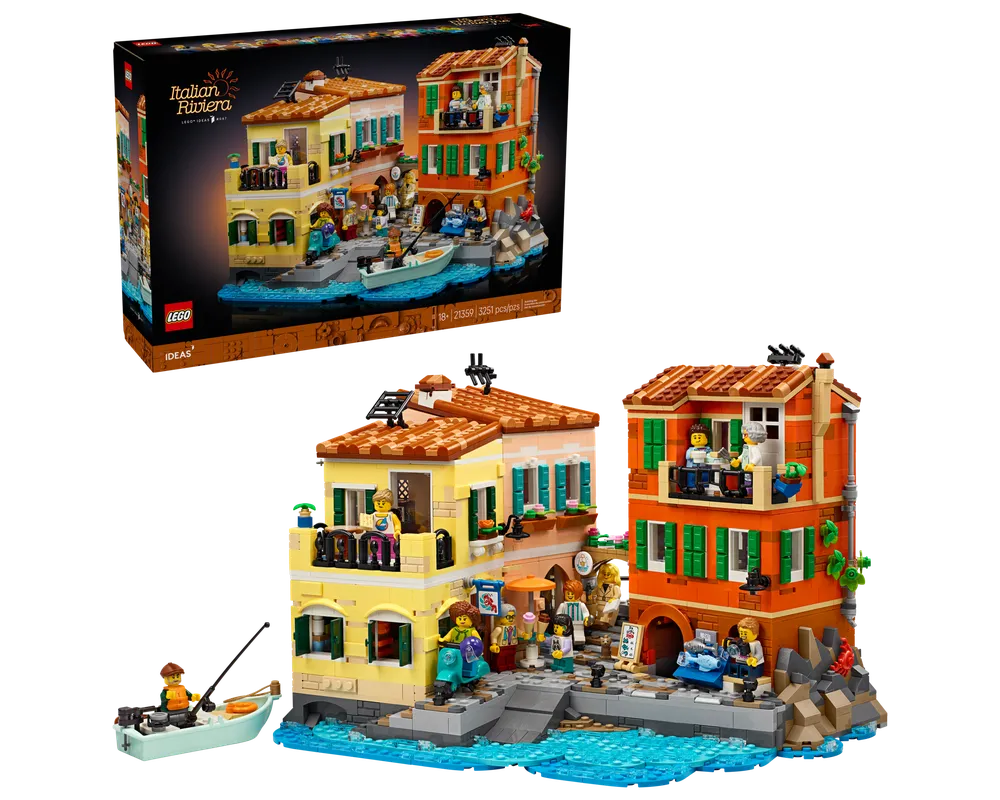LEGO LEGO Ideas &#40;CUUSOO&#41; 21359 - Italian Riviera - Authentic LEGO Set Main Image