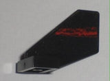 LEGO 44661pb009 Tail Shuttle, Small with Space Police 3 Random Red Stripe Pattern on Left Side (Sticker) - Set 5970 - Main Product Image