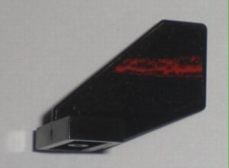 LEGO 44661pb009 Tail Shuttle, Small with Space Police 3 Random Red Stripe Pattern on Left Side (Sticker) - Set 5970 - Main Product Image